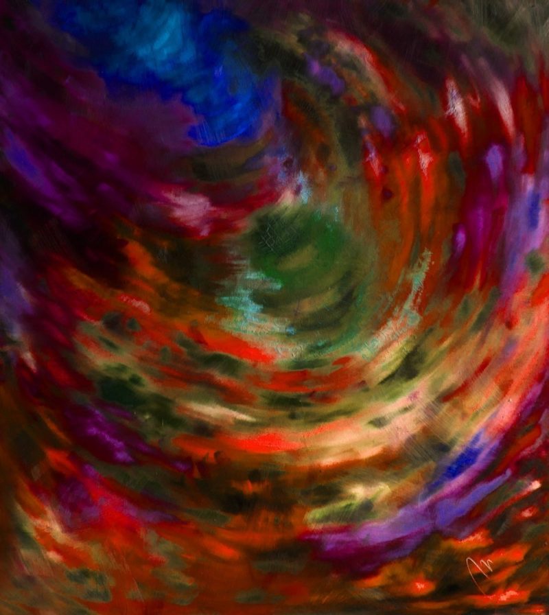Tajemství - olej na sololitu - 138 x 123 cm - r. 2008, barva 6