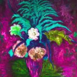Ze zahrady - 123 x 138 cm -olej na sololitu - r. 2019, barva 5